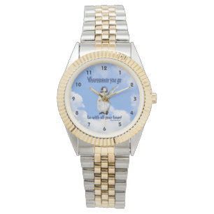 Montre Citation d'attitude de Penguin Confucius Inspirati