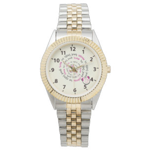 Montre Citation de fille Bon goût en musique, mauvais goû