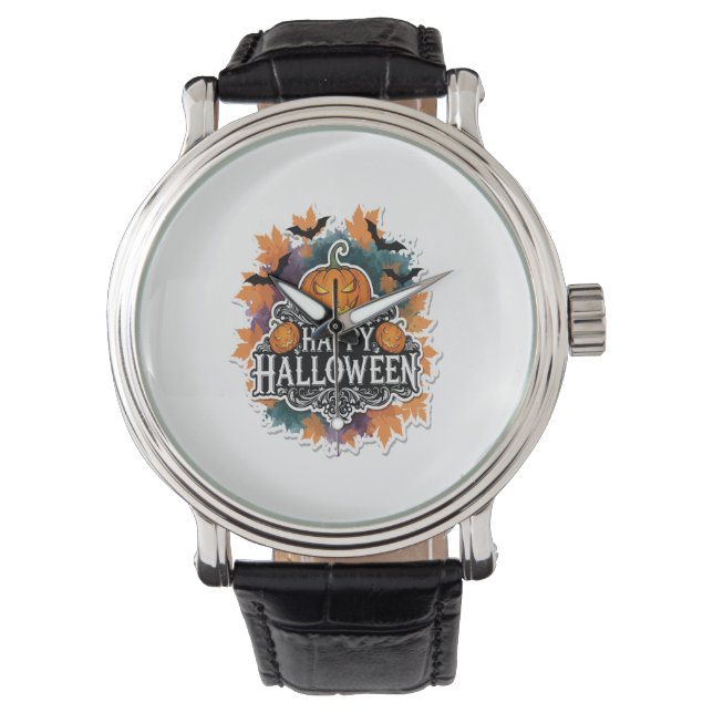 Montre Citations amusantes et Éffrayantes d'Halloween Hap (devant)