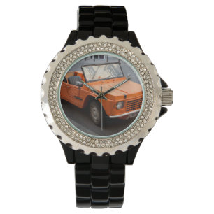 Montre Citroen orange Mehari