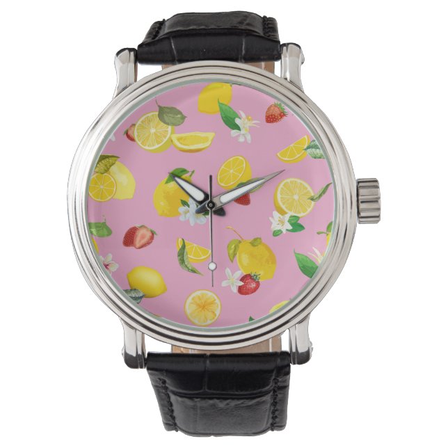 Montre Citron et fraise 1 (devant)