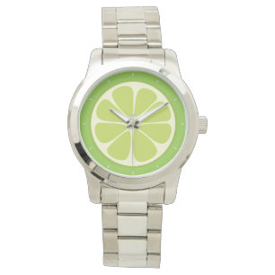 Montre Citron vert de citron vert jus d'été agrumes tranc