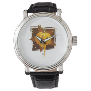 Montre Citrouille d'Halloween