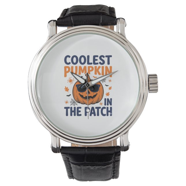 Montre Citrouille la plus cool du patch Halloween Shirt_1 (devant)