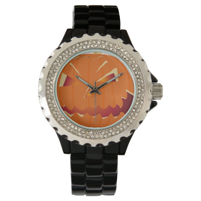 Montre Citrouille pour Halloween 5 (devant)