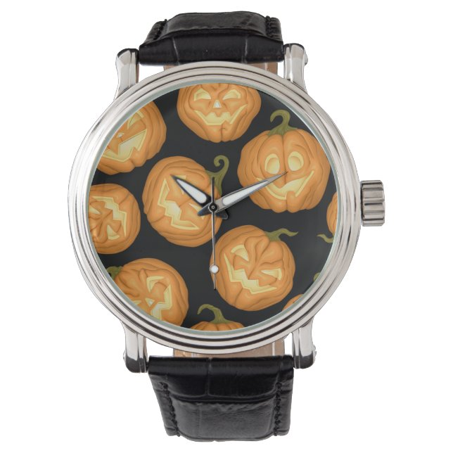 Montre Citrouilles d'Halloween (devant)