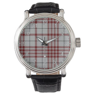 Montre Clan Classic intemporel Clayton Tartan Plaid Cadea