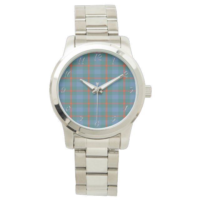 Montre Clan Classic Sans Temps Agnew Ancienne Tartan Plai (devant)