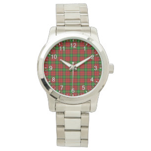 Montre Clan classique intemporel Auchinleck Plaid Tartan 