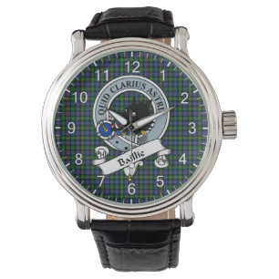 Montre Clan classique intemporel Baillie Badge de chasse