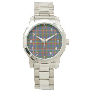 Montre Clan classique intemporel Bethune Tartan Plaid Cad