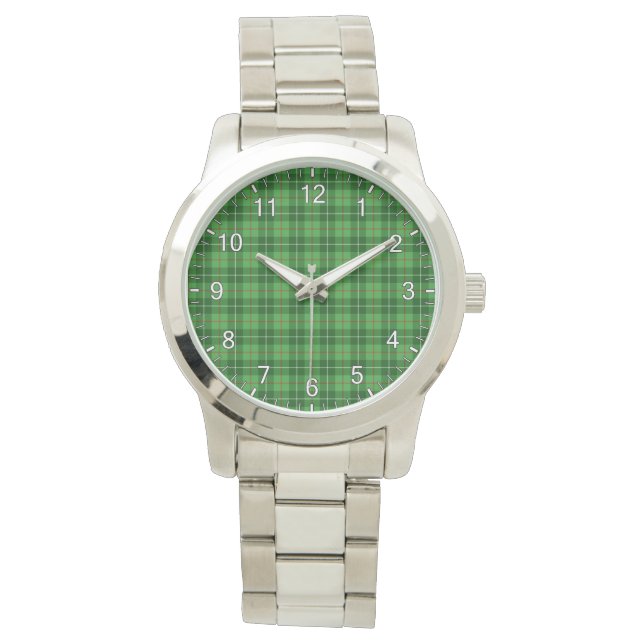 Montre Clan classique intemporel Boyle Tartan Plaid Cadea (devant)