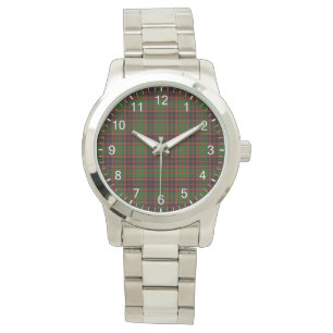 Montre Clan classique intemporel Buchan Tartan Plaid Cade