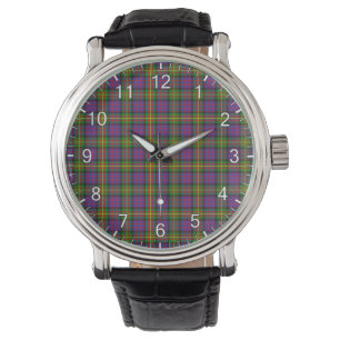 Montre Clan classique intemporel Carnegie Tartan Plaid Gi