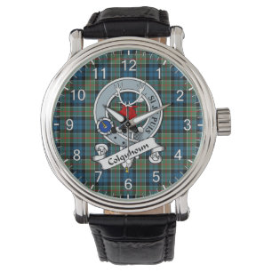 Montre Clan classique intemporel Colquhoun Ancien Badge T