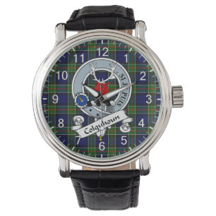 Montre Clan classique intemporel Colquhoun Badge Tartan W