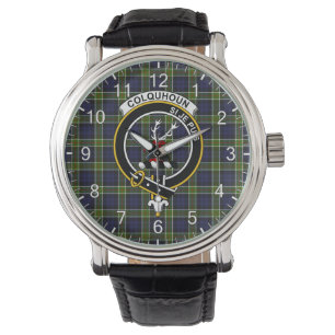 Montre Clan classique intemporel Colquhoun moderne Tartan