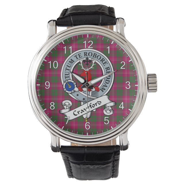 Montre Clan classique intemporel Crawford Insigne moderne (devant)