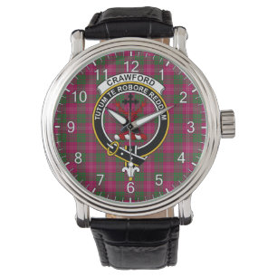 Montre Clan classique intemporel Crawford Insigne Tartan 