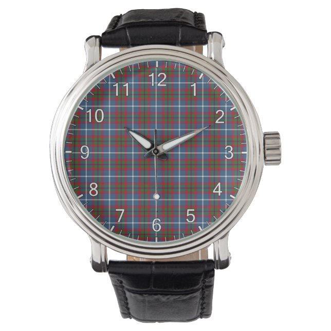 Montre Clan classique intemporel Dalmahoy Tartan Tartan P (devant)