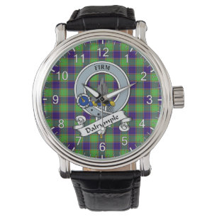 Montre Clan classique intemporel Dalrymple Badge Tartan W