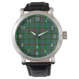 Montre Clan classique intemporel Davidson moderne Tartan