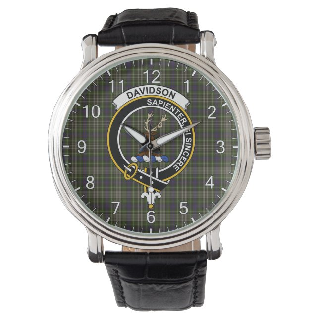 Montre Clan classique intemporel Davidson Tulloch robe Ta (devant)