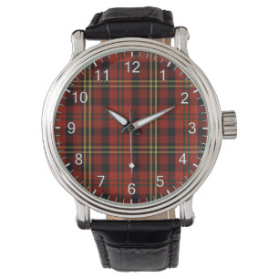 Montre Clan classique intemporel Davis Tartan Plaid Cadea
