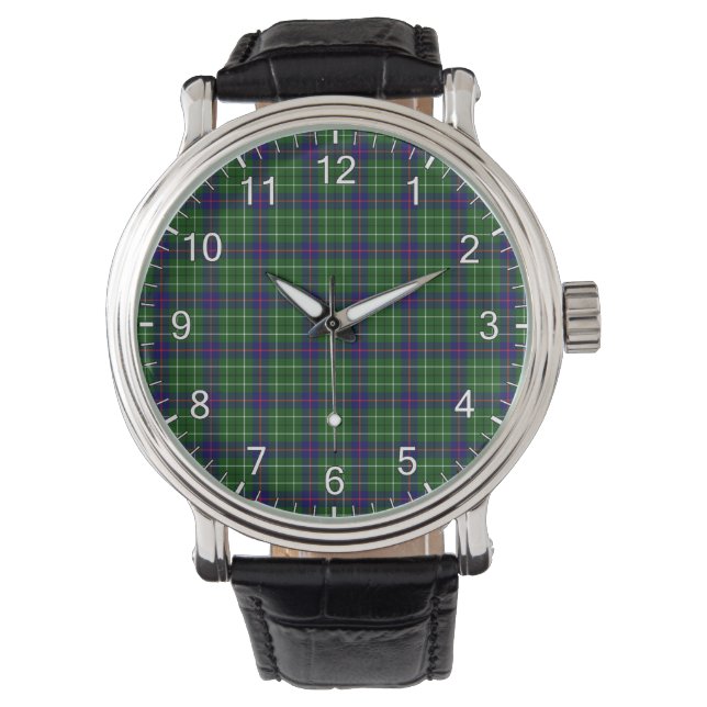 Montre Clan classique intemporel Duncan moderne Tartan Pl (devant)