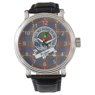 Montre Clan classique intemporel Fraser Chasse Insigne mo