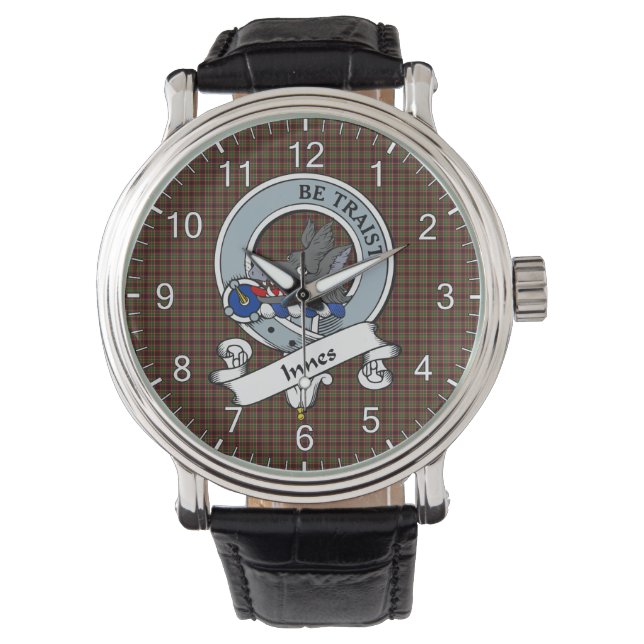 Montre Clan classique intemporel Innes de Cowie Badge Tar (devant)