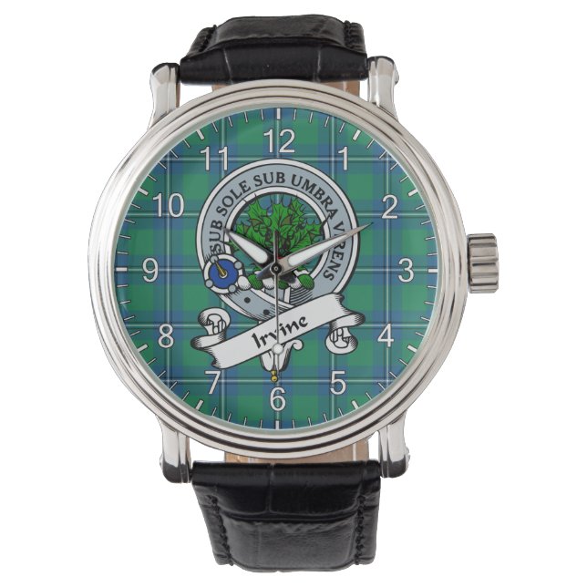 Montre Clan classique intemporel Irvine Ancien Badge Tart (devant)