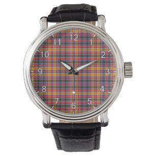 Montre Clan classique intemporel Jacobite Tartan Plaid Ca