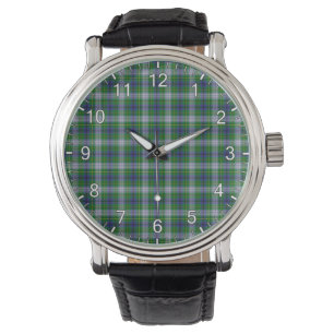 Montre Clan classique intemporel Johnston robe Tartan Pla