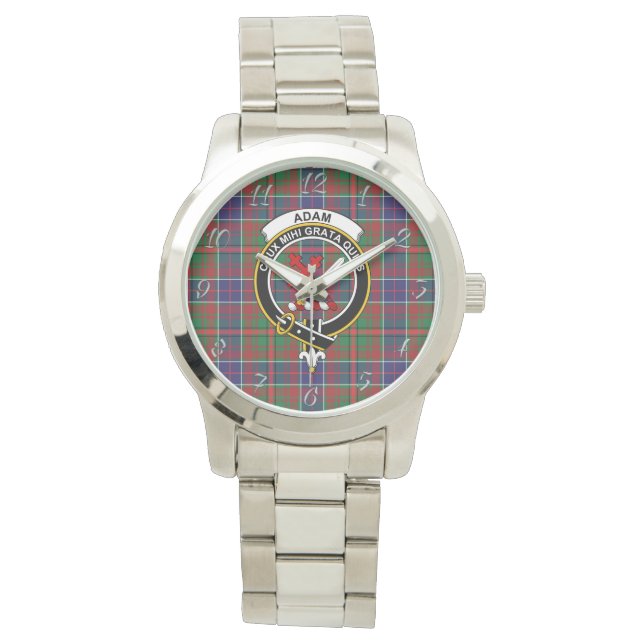 Montre Clan Classique Sans Temps Adam Ancient Tartan Plai (devant)