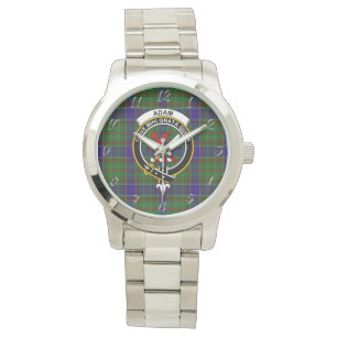 Montre Clan Classique Sans Temps Adam Chasse Tartan Plaid
