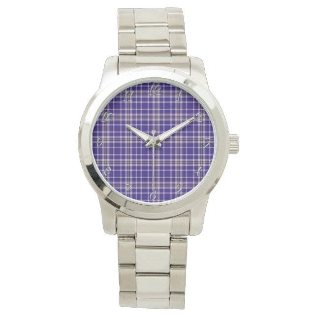 Montre Clan classique sans temps Allardice Plaid Tartan (devant)