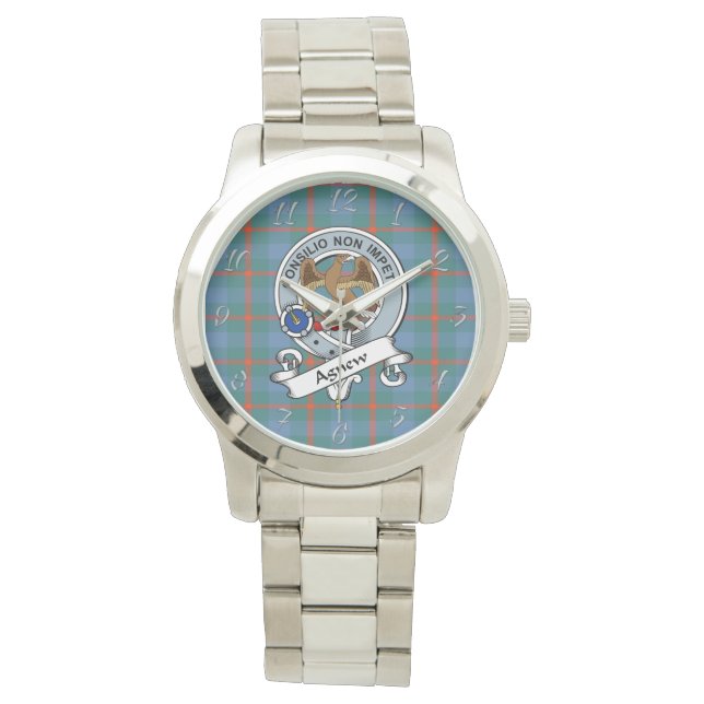 Montre Clan Classique Sans Temps Ancien Ancien Tartan Pla (devant)