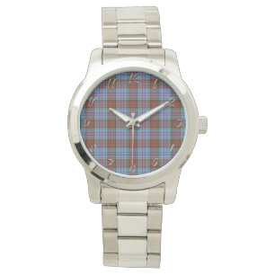 Montre Clan classique sans temps Anderson Tartan moderne 