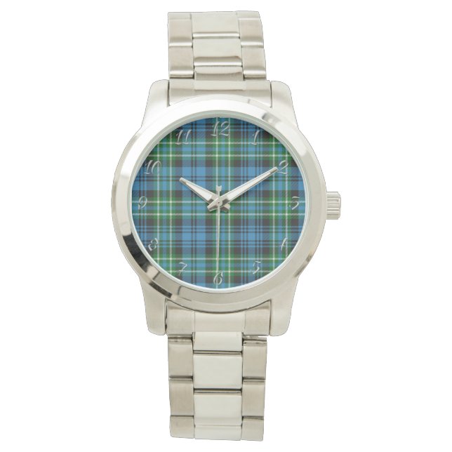 Montre Clan classique sans temps Arbuthnot Plaid Tartan P (devant)