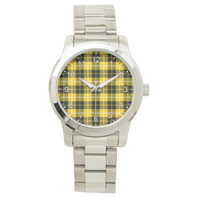 Montre Clan classique sans temps Barclay Tartan Plaid Cad (devant)