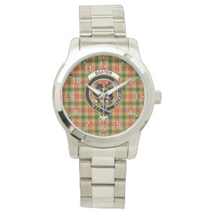 Montre Clan classique sans temps Baxter Tartan Badge Plai