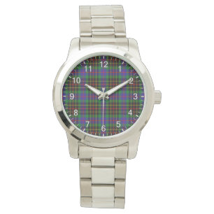 Montre Clan classique sans temps Brodie Chasse Tartan Pla