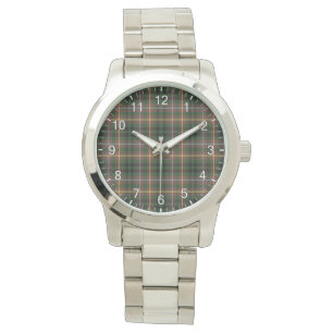 Montre Clan classique sans temps Buchanan Chasse Tartan