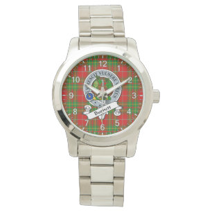 Montre Clan classique sans temps Burnett Badge Tartan Pla
