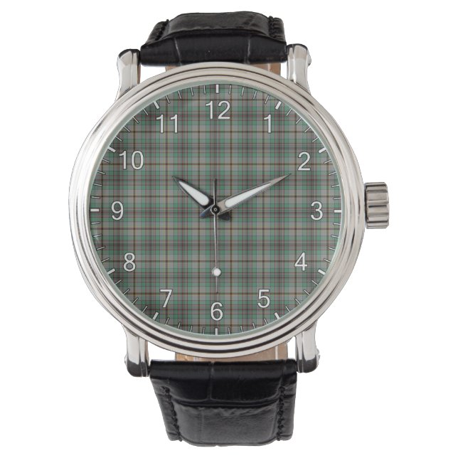 Montre Clan classique sans temps Craig Tartan Plaid Cadea (devant)