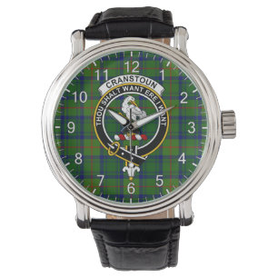Montre Clan Classique Sans Temps Cranstoun Chasse Tartan