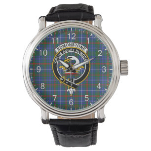 Montre Clan classique sans temps Edmonstone Tartan Badge 