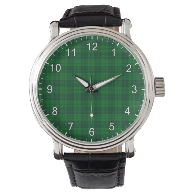 Montre Clan Classique Sans Temps Erskine Chasse Tartan Pl (devant)
