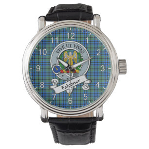 Montre Clan classique sans temps Falconer Badge Tartan Wa